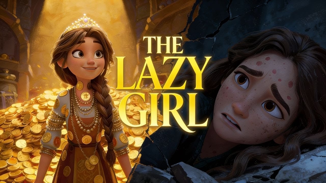 The Lazy Girl 💛 Inspirational Fairy Tale for Children
