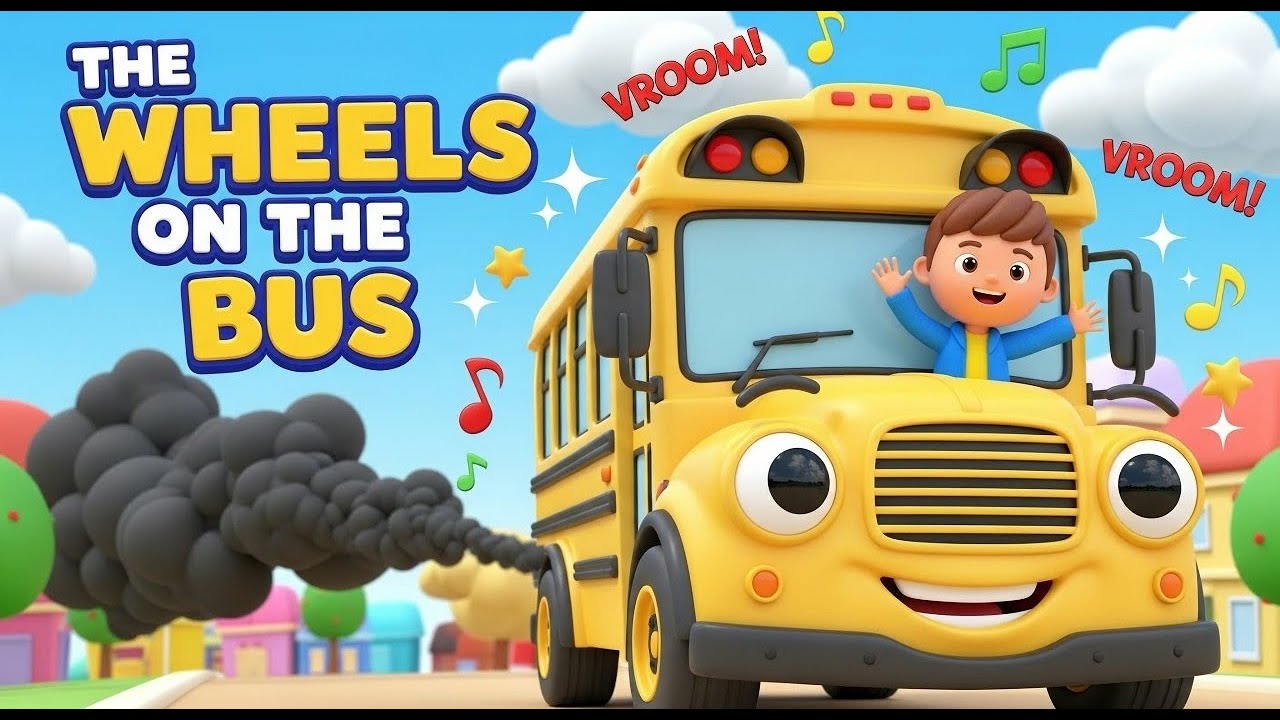 Coco School Bus Story | Cute 3D Duck Family Cartoon for Kids | Kidzia Story Adventure