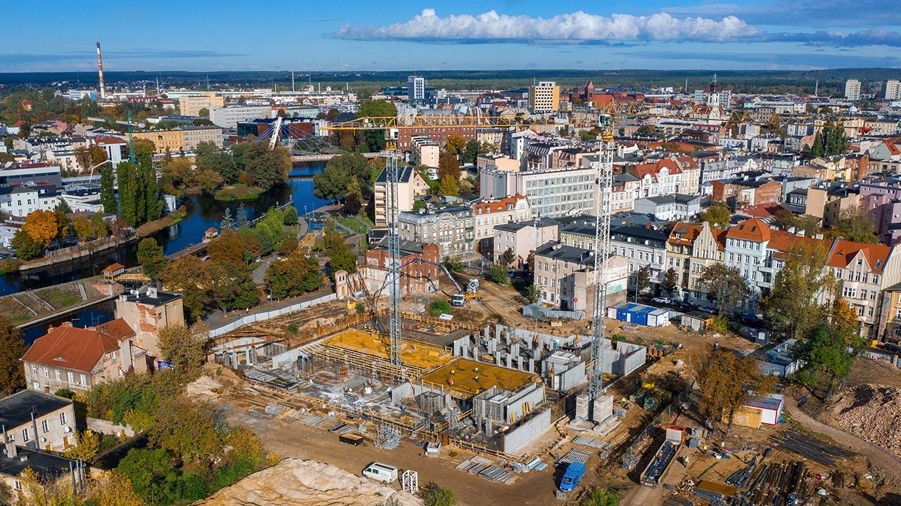 NOWY PORT - dzień na budowie - październik 2021
