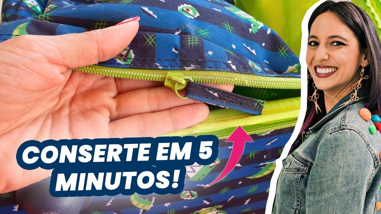 Como consertar zíper - Parte 2