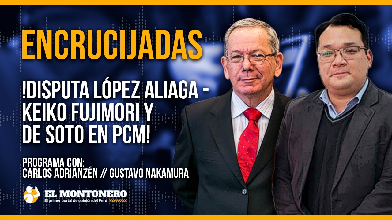 ¡Disputa López Aliaga - Keiko Fujimori y De Soto en PCM!
