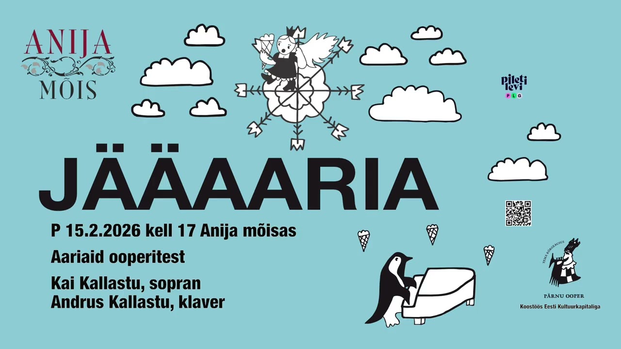 JÄÄAARIA P 15.2.2026 kell 17 Anija mõis