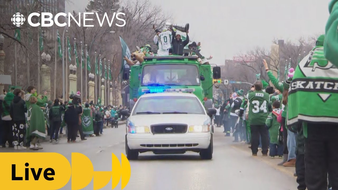 Grey Cup parade: Rider Nation celebrates victory on Green Mile