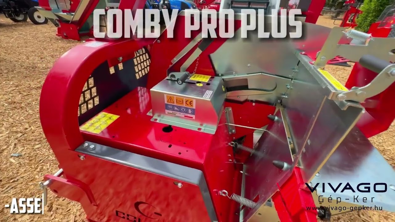 Billenővályús körfűrész szállítószalaggal + hasítóval - COLLINO COMBY PRO PLUS és COMBY EVOLUTION