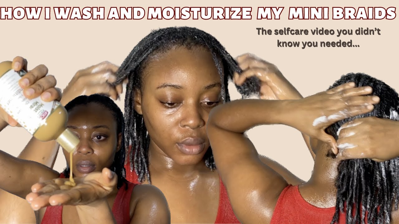 Minibraids washday routine | Easy, relaxing and Detailed