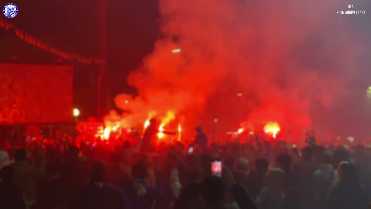 Ultras Blu Vichingo -  RCA 84 YEARS 'anniversary' (OUR CITY OUR RULES)