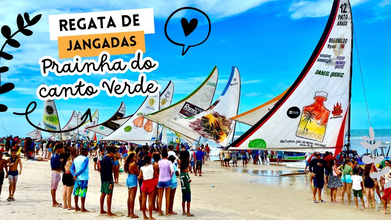REGATA DE JANGADAS DA PRAINHA DO CANTO VERDE 2024 ⛵️🚀🔥 #regatasnoceara