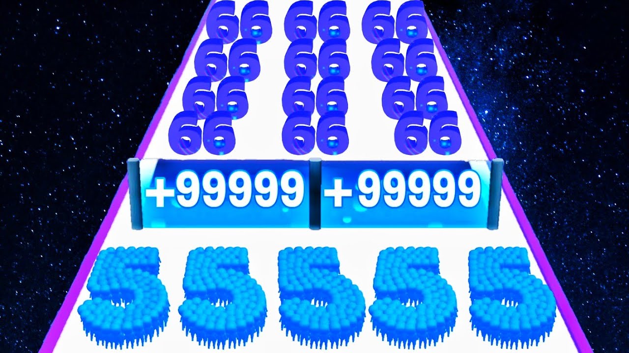Number Master vs Crowd Number Run 3D - Level Up Numbers (Freeplay Original) Math Games
