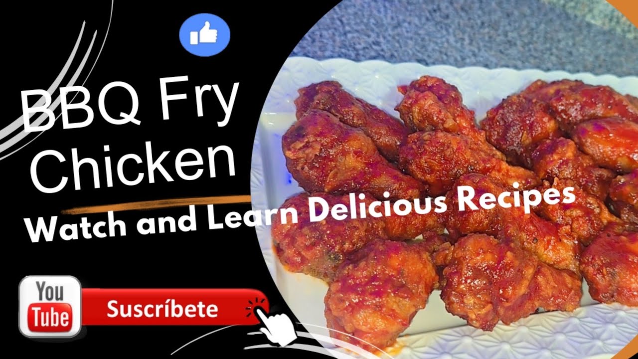 How to make the BEST BBQ FRIED CHICKEN 🍗 #subscribe #foodnation #jamaicancuisine #fyp