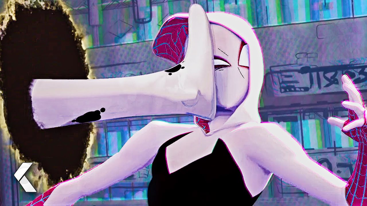 Pelea Gwen vs. la Mancha - Spider-Man: A Través del Spider-Verso