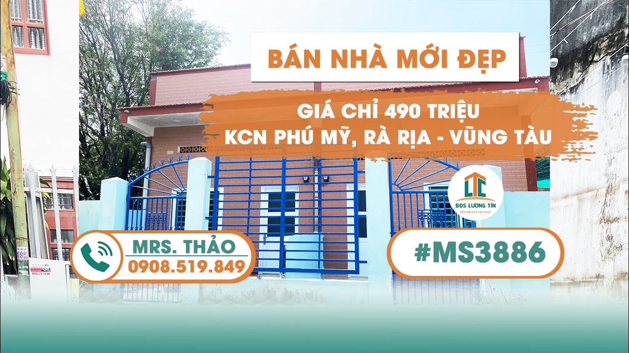 MS3886_CHỈ 490 TRIỆU SỠ HỮU NGAY Căn nh&agrave; mới đẹp v&agrave;o ở lu&ocirc;n