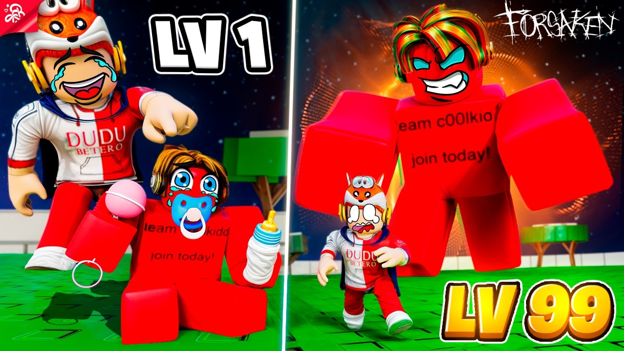 UPEI O C00LKID DE LEVEL 1 AO LEVEL 100 NO FORSAKEN