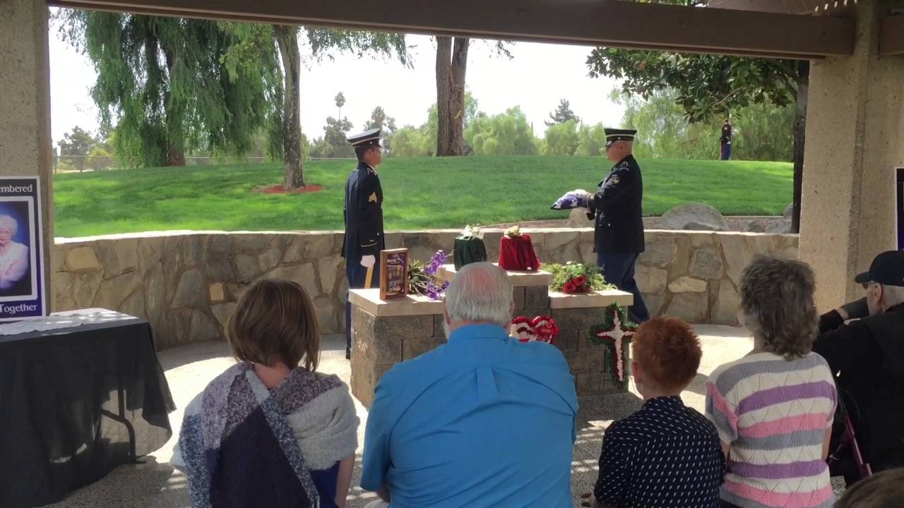 Graveside Service at Riverside National Cemetery