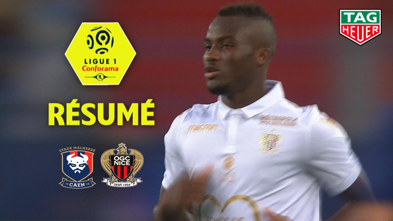 SM Caen - OGC Nice ( 1-1 ) - Résumé - (SMC - OGCN) / 2018-19