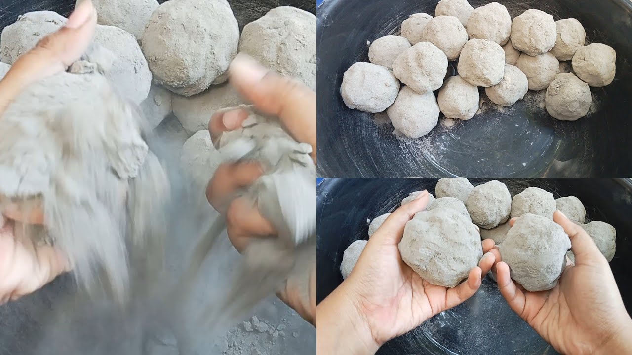 New video 😍📸 | Bombastic whole crush pure cement balls dusty 🤯|Satisfying video| Asmr puppys