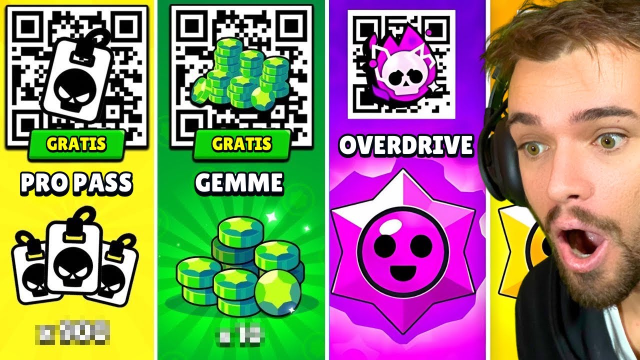 TUTTI i QR CODE GRATIS di BRAWL STARS! (FUNZIONANO) 🔥