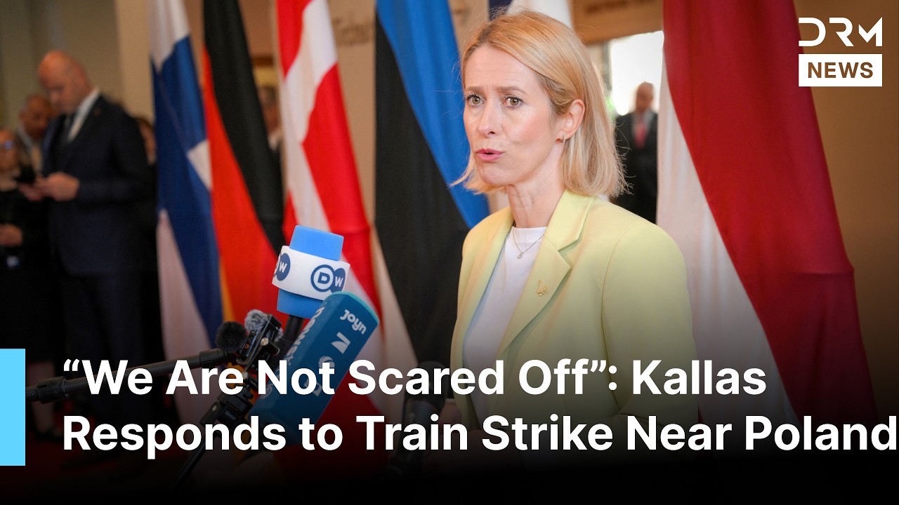 BREAKING: Kaja Kallas Says Train Strike Near Poland Was Warning to Ukraine&rsquo;s Western Allies | AC1B