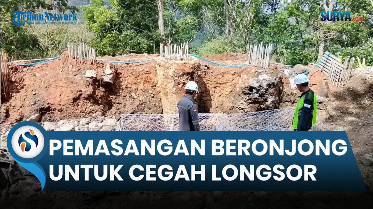 Perbaikan Jalur Gumitir, Pemasangan Beronjong di Tikungan Khokap untuk Cegah Longsor