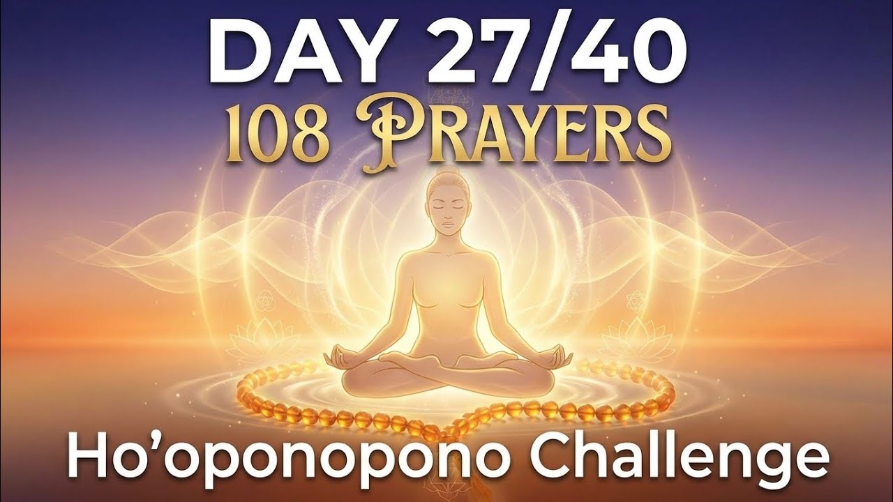 Day 27/40 🙏 Live Practice108 Prayers Ho'oponopono Chanting