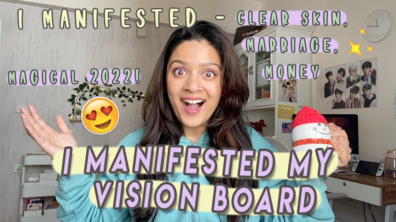 i manifested my vision board in 2022 | Marriage, Clear Skin, Money & more! #Vlogmas 3 | Part 2/2