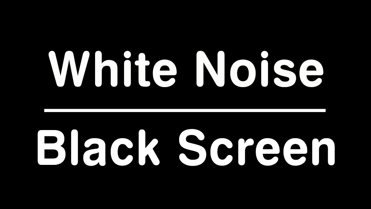 White Noise Black Screen 🌧️ No Ads 🌧️ 10 Hours of Continuous Sleep and Focus Sounds