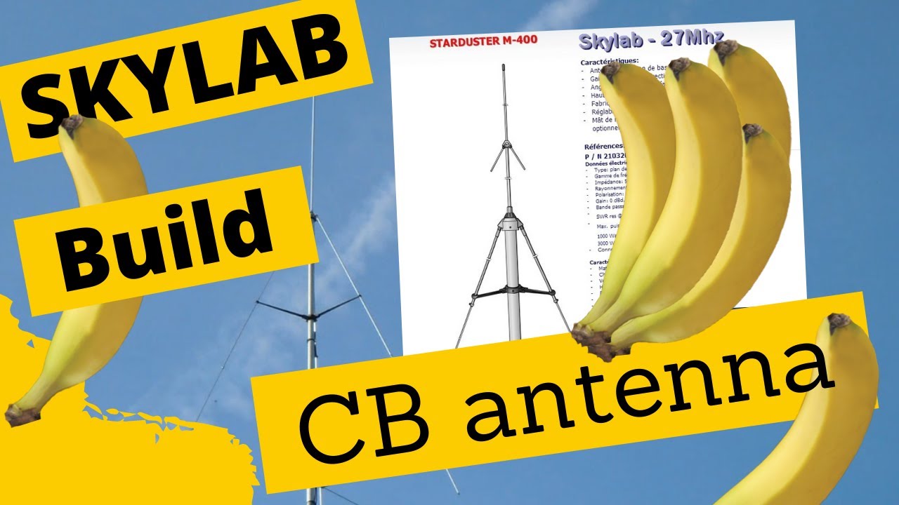 CB-РАДИО: Сверхширокополосная антенна SKYLAB Starduster CB 27 МГц (домашнего производства) на сто...