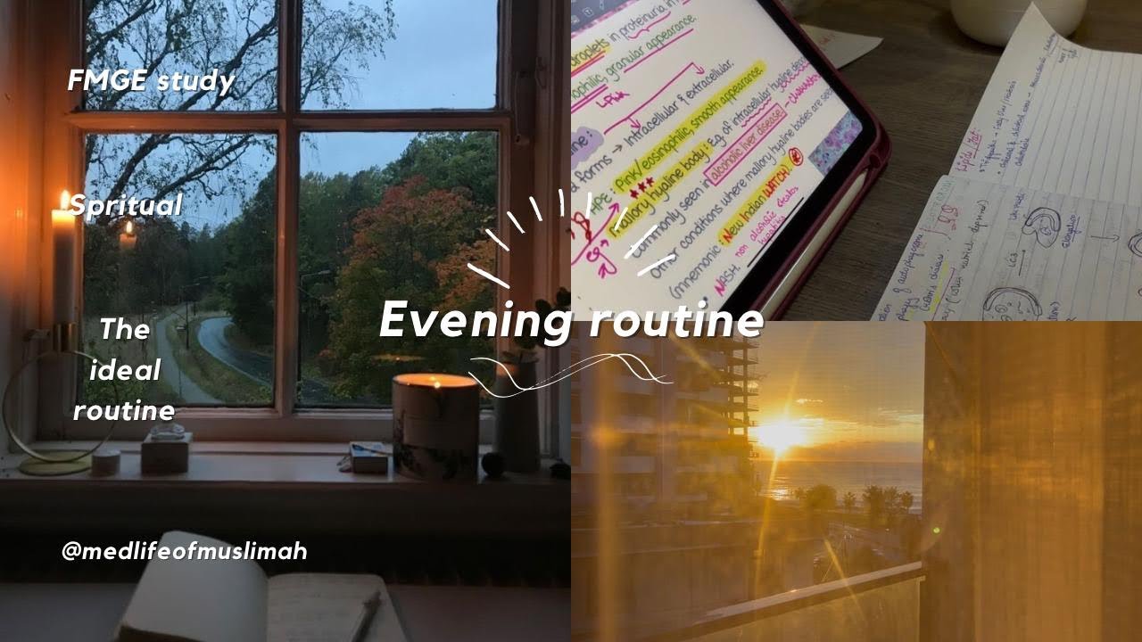Be that muslimah Evening routine🌆💫|| ideal routine for a  FMG ||
