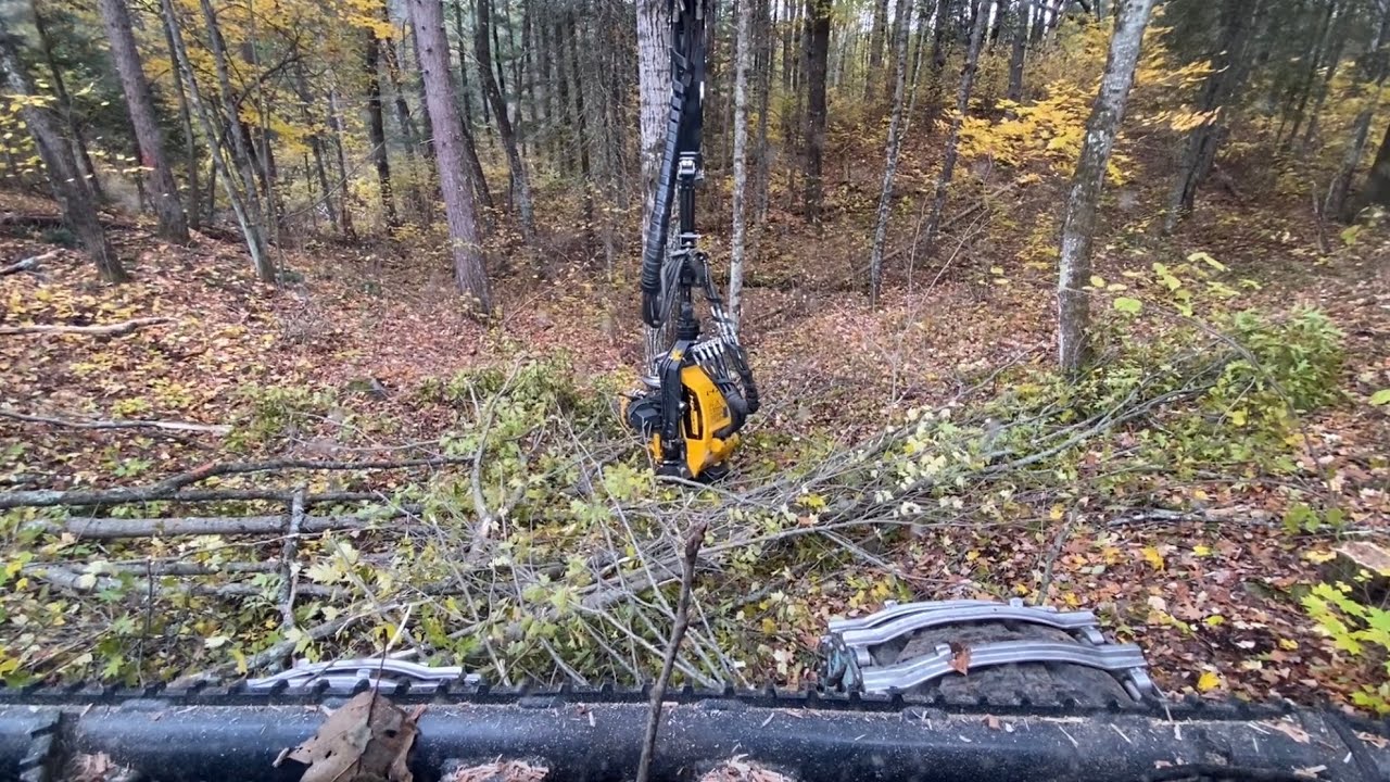 Ponsse Scorpion King cutting hilly Aspen
