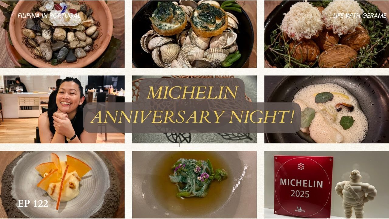 Anniversary Date sa Michelin Restaurant | 16-Course Surprise| filipina in Portugal