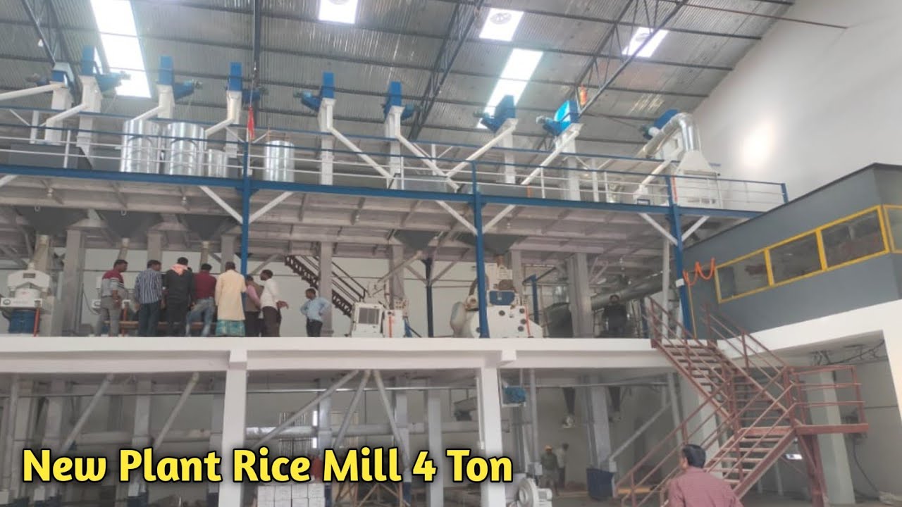 4 Ton Rice Plant | 4 टन प्रति घंटा राइस मिल (2022) rice mill plant in India #absaarkhan8006