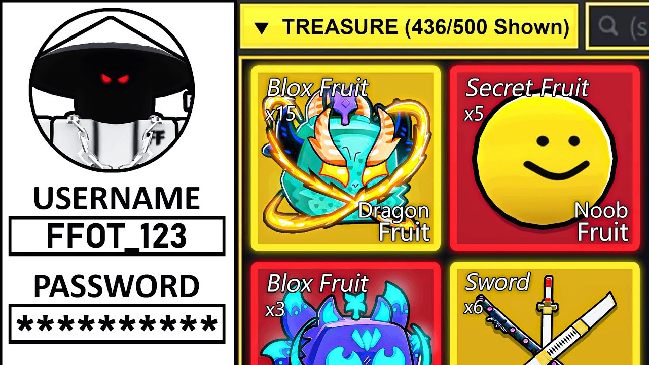 Logging On To SUBSCRIBERS Blox Fruits Accounts.. HE HAD ADMIN COMMANDS!!