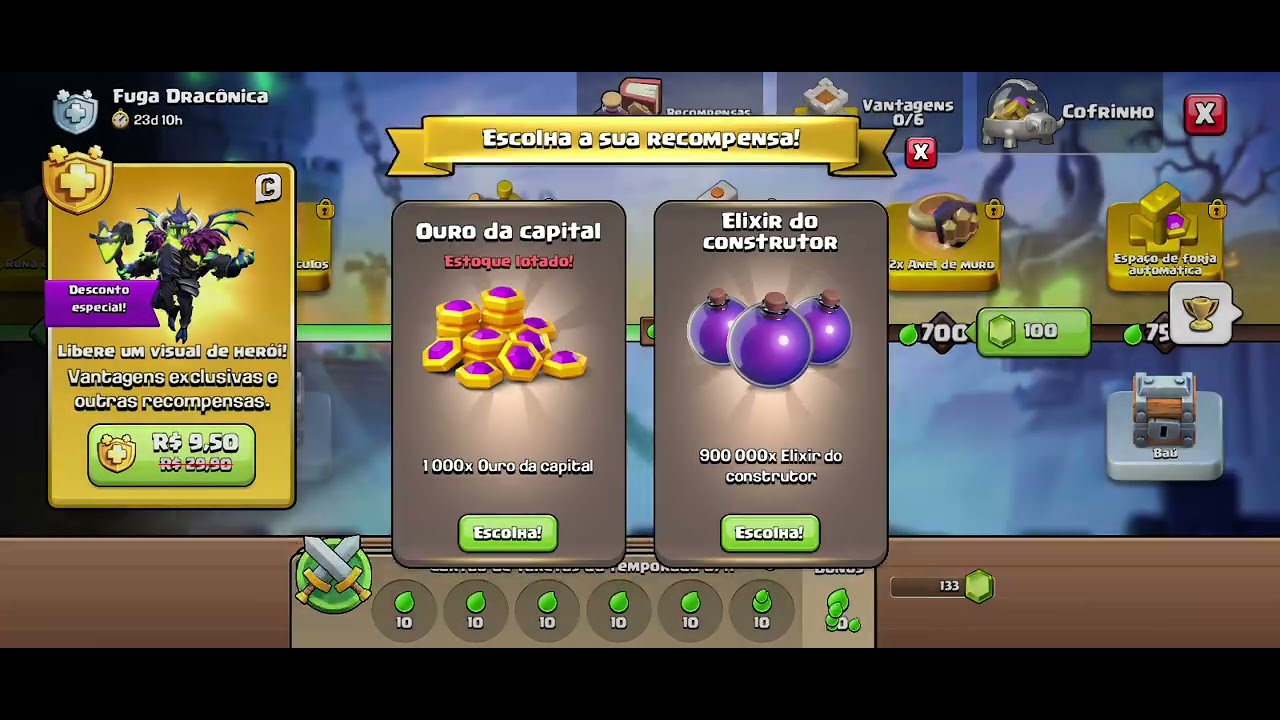 Acompanha eu jogando Clash of Clans partida 33