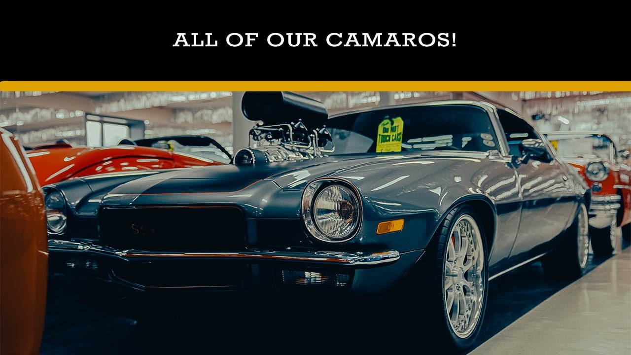 ЭКСКУРСИЯ ПО ВСЕМУ АССОРТИМЕНТУ CAMARO! Классика, рестомоды и современные маслкары | Прогулка по ...