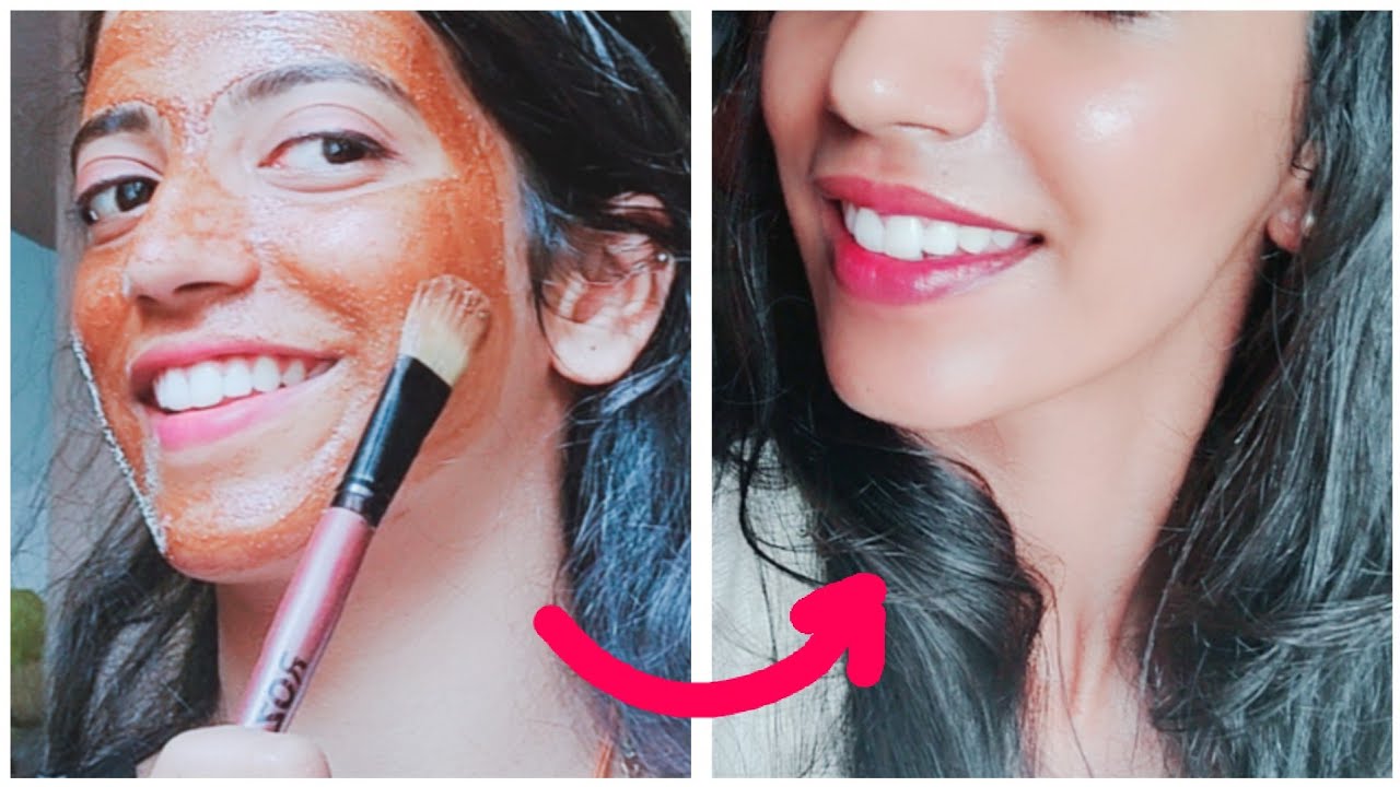 Coffee face pack and scrub at home