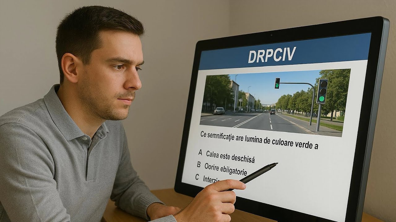 ✅ Simulare Examen Auto 2026 – Chestionar DRPCIV Categoria B Rezolvat | 26/26 Corecte✅ADMIS💯✅