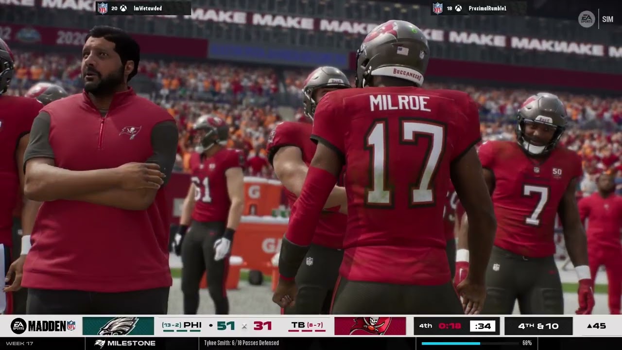 Madden 26 D Franchise Season 2 Buccs vs Eagles Week 17 (Part 5/5)