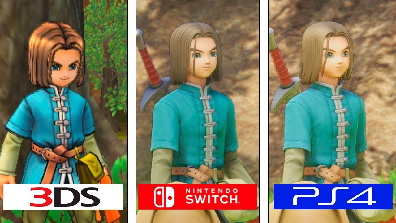 Dragon Quest XI | Switch vs PS4 vs 3DS | Graphics & FPS Comparison | Comparativa