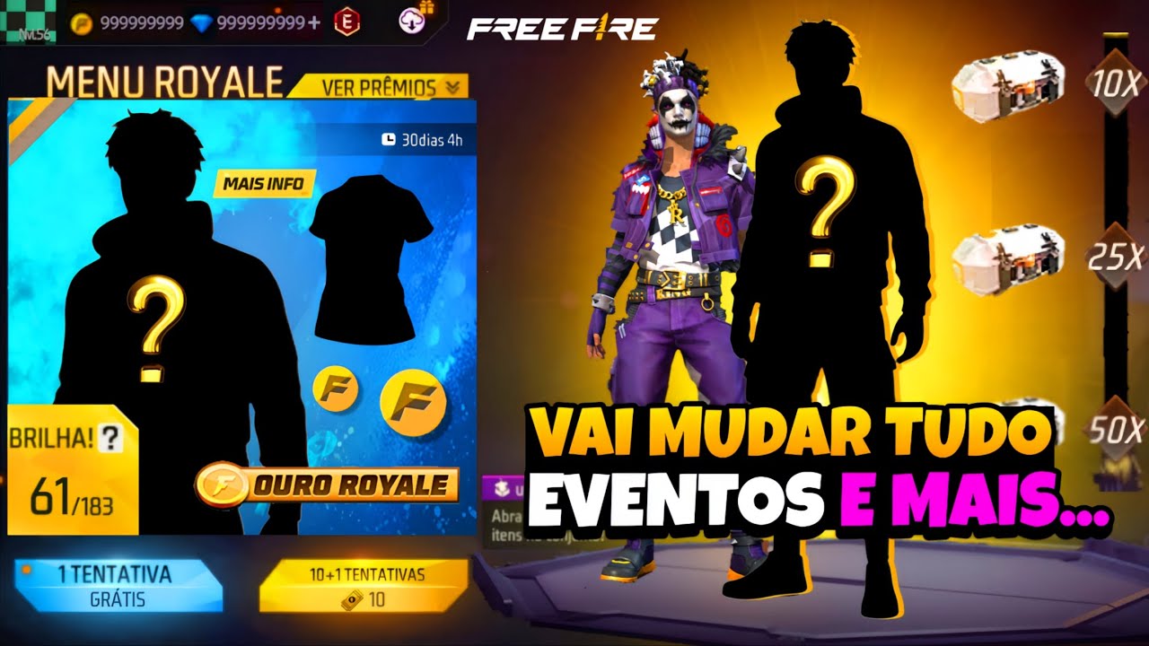 GARENA SE PRONUNCIOU!! SÓ VAI CHEGAR OURO ROYALE NO FREE FIRE?