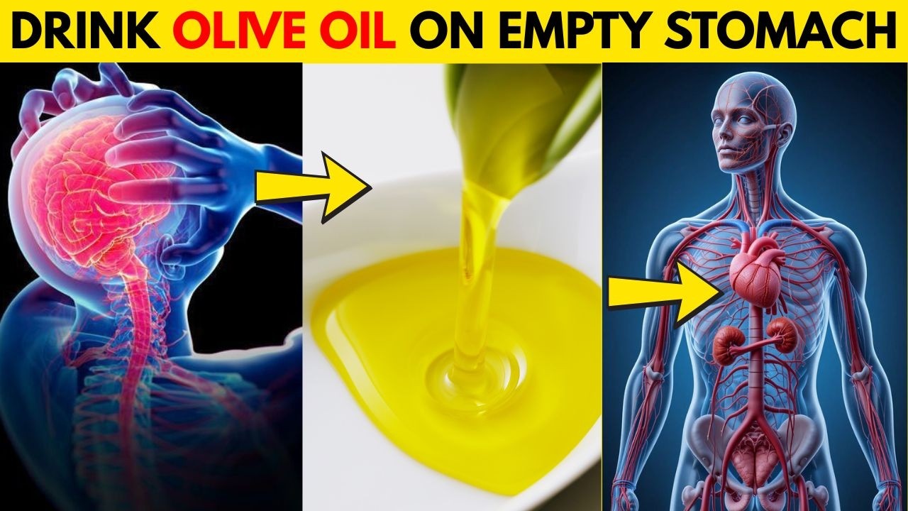 Drinking 1 TABLESPOON OLIVE OIL Every Morning on Empty Stomach | 10 Shocking Benefits