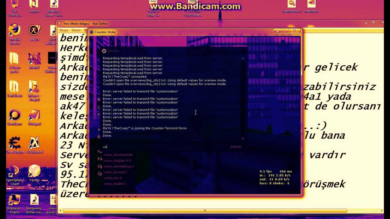 Cs 1.6 Hızlı Silah Alma (Bind Kodları)