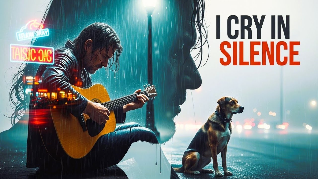 I Cry in Silence 🌧️ Emotional Sad Blues Rock Ballad (With Lyrics) | Rainy Dog Blues Radio