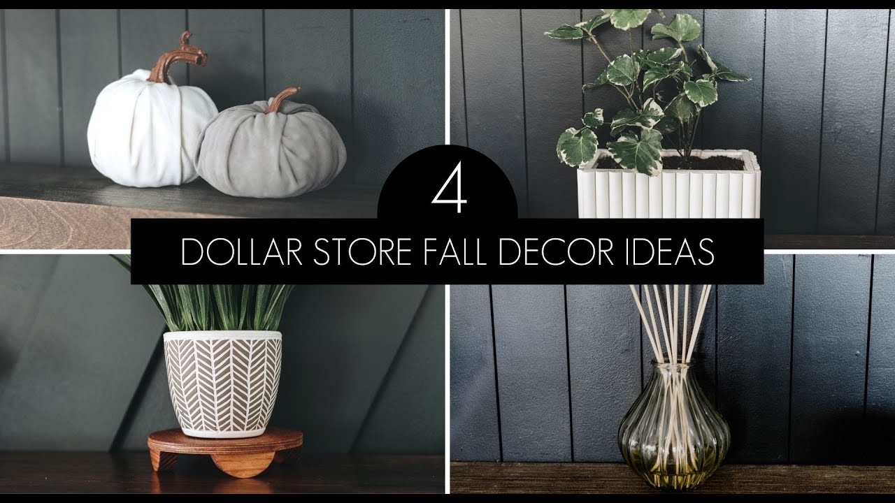 DOLLAR STORE FALL DECOR 2020 | *NEW* Modern DIY Decor Ideas