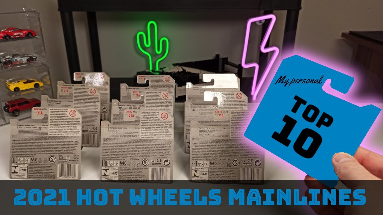 Showcase: My personal Top 10 Hot Wheels Mainline Cars of 2021