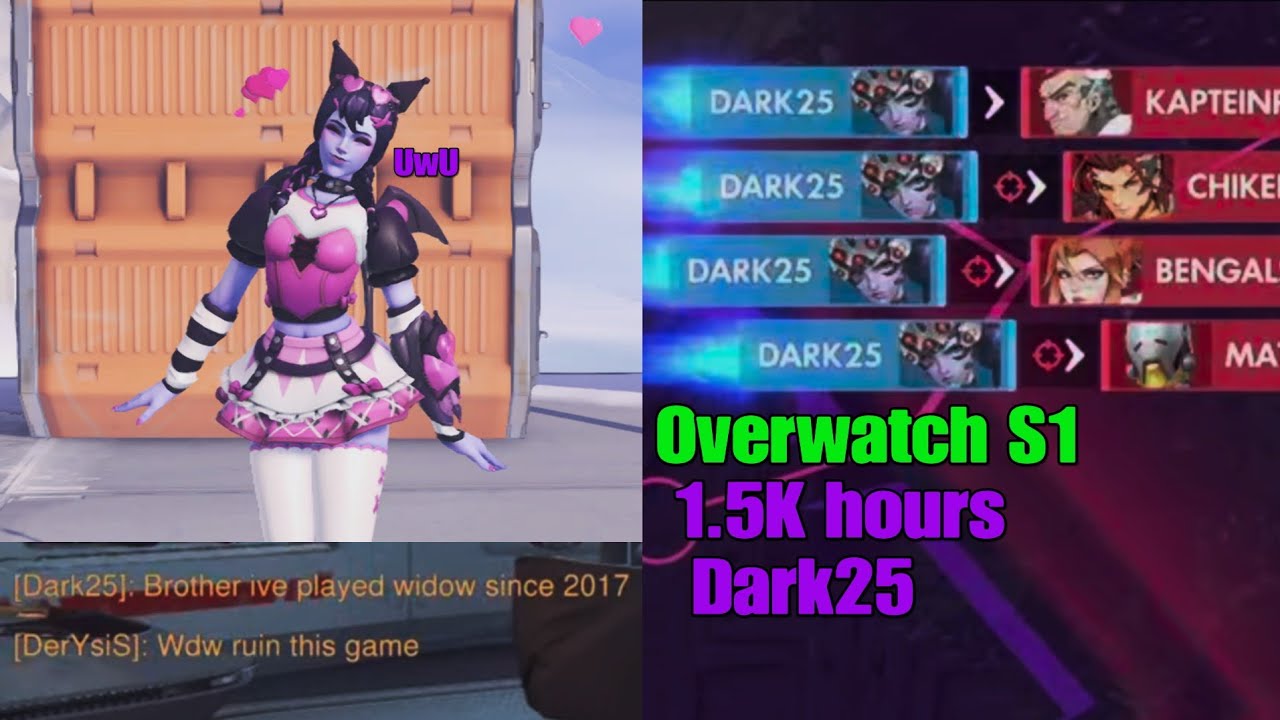 1.5K Widow main explores Overwatch S1 (It is beyond fun)