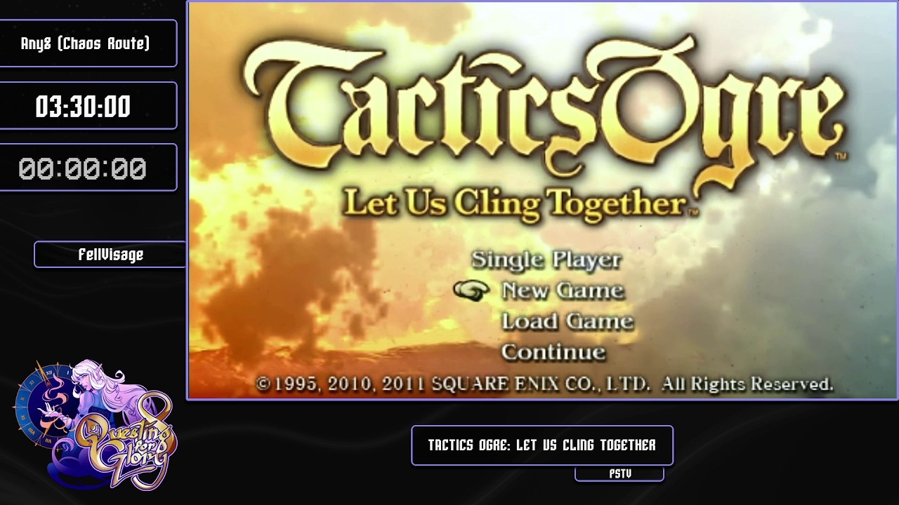 Tactics Ogre: Let Us Cling Together Any% Chaos by FellVisage - Questing for Glory 8