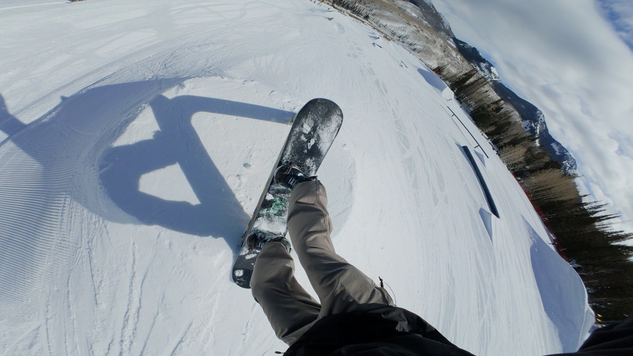 Snowboarding at Solitude Mountain: They got a TOW ROPE