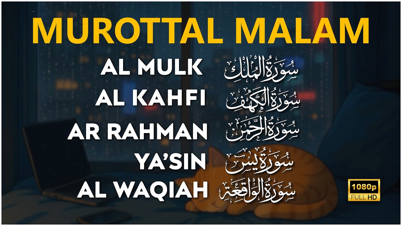 Bacaan AlQuran Merdu Di Malam Hari Surah Al Waqiah,Yasin, Al Kahfi, Ar Rahman, Al Mulk by Alaa Aqel