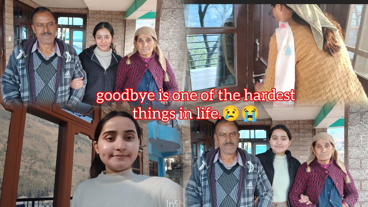 पापा के बिना घर में रहने का मन नहीं करता 😢 नानी के घर से आज हमारी विदाई हो गई#vlog #goodbye #sad 