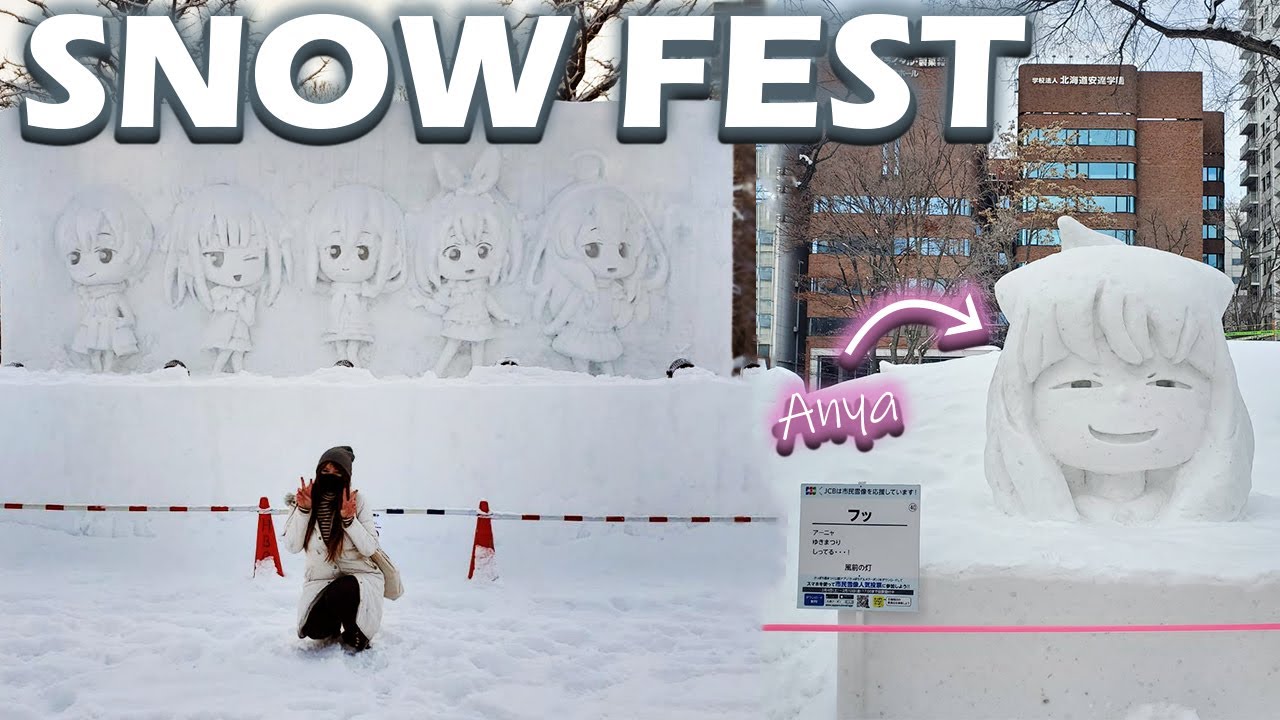 Morning Walk In Japan's BIGGEST Snow Festival