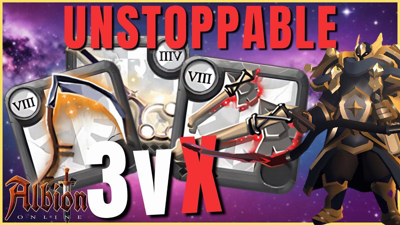 3vX outnumbered fights, unstoppable comp, Albion online